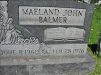 Balmer, Maeland John
